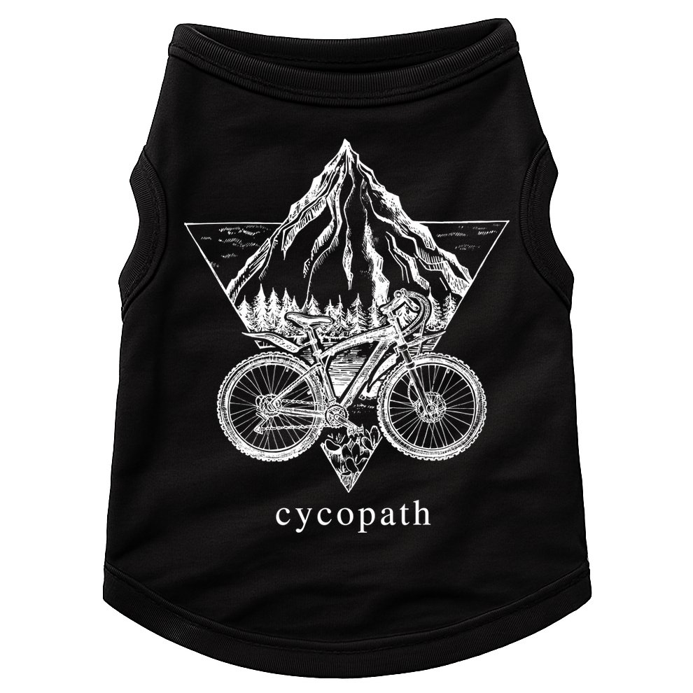 Cycopath Funny Cycling  Doggie Tank
