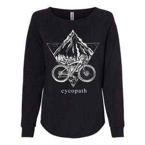 Cycopath Funny Cycling  Womens California Wash Sweatshirt