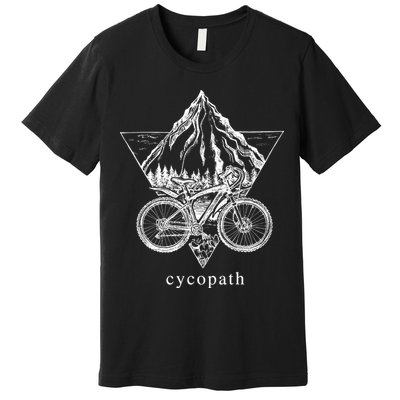 Cycopath Funny Cycling  Premium T-Shirt