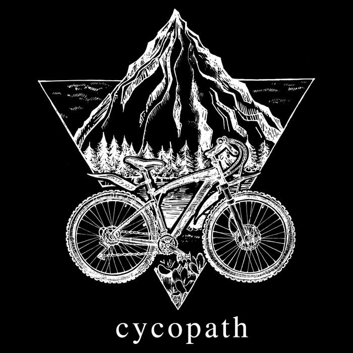 Cycopath Funny Cycling  Pom Pom 12in Knit Beanie