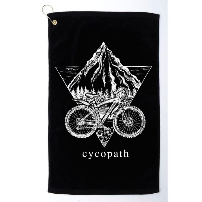 Cycopath Funny Cycling  Golf Towel