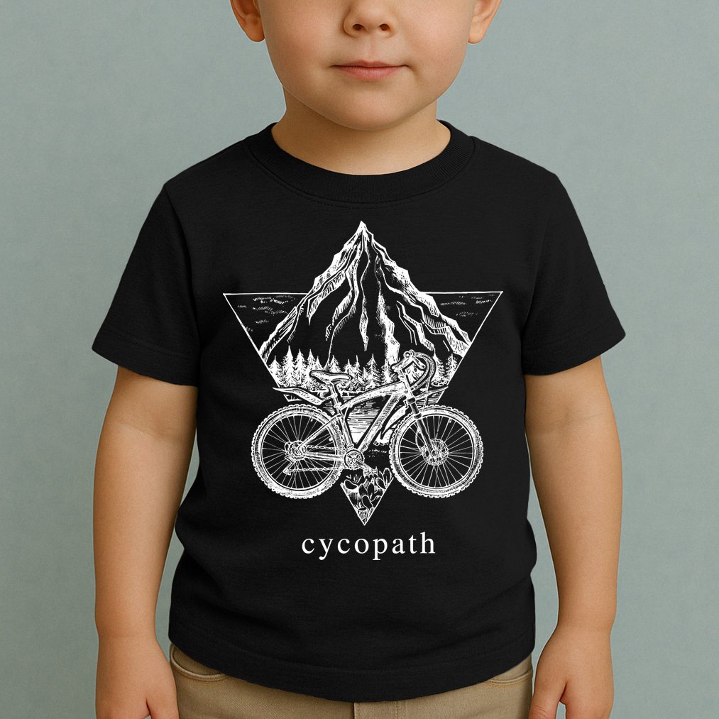 Cycopath Funny Cycling  Toddler T-Shirt