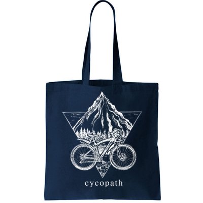 Cycopath Funny Cycling  Tote Bag