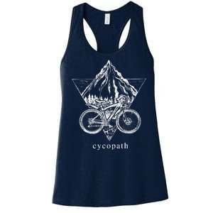 Cycopath Funny Cycling  Women's Racerback Tank