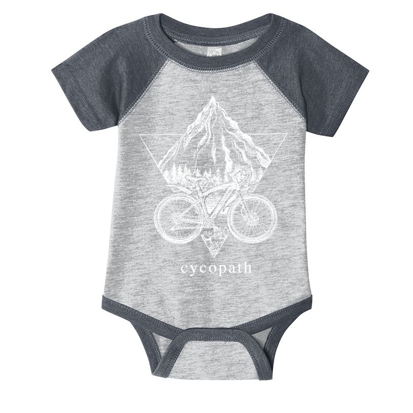 Cycopath Funny Cycling  Infant Baby Jersey Bodysuit