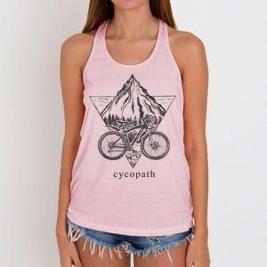 Cycopath Funny Cycling  Women's Knotted Racerback Tank