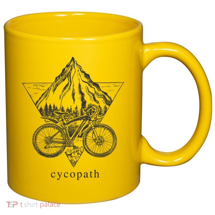 Cycopath Funny Cycling  11oz C Handle Ceramic Mug