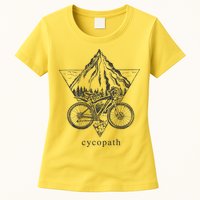 Cycopath Funny Cycling  Womens T-Shirt