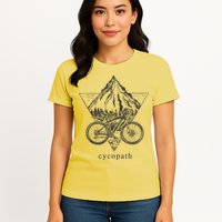 Cycopath Funny Cycling  Womens T-Shirt