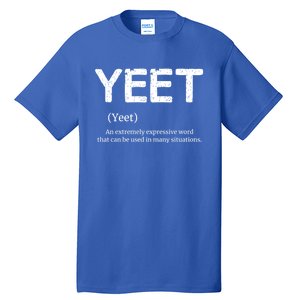 Cool Yeet Definition Meme Slang Boys Girls Teens Kids Funny Gift Tall T-Shirt