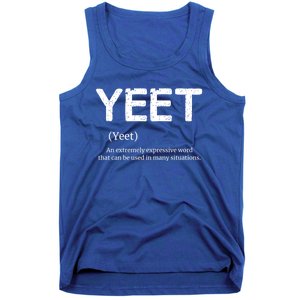 Cool Yeet Definition Meme Slang Boys Girls Teens Kids Funny Gift Tank Top