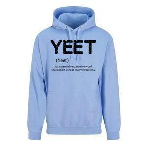 Cool Yeet Definition Meme Slang Boys Girls Teens Kids Funny Gift Unisex Surf Hoodie