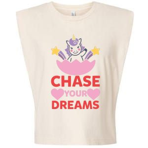 Chase Your Dreams Garment-Dyed Women's Muscle Tee