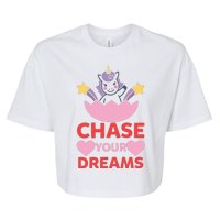 Chase Your Dreams Bella+Canvas Jersey Crop Tee