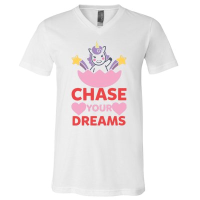 Chase Your Dreams V-Neck T-Shirt