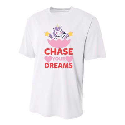 Chase Your Dreams Youth Performance Sprint T-Shirt