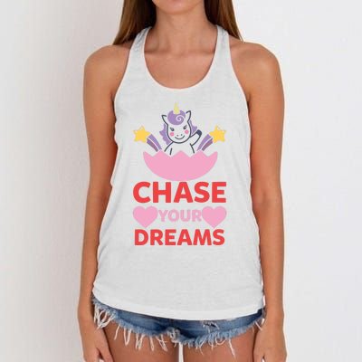 Chase Your Dreams Women's Knotted Racerback Tank