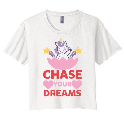 Chase Your Dreams Women's Crop Top Tee