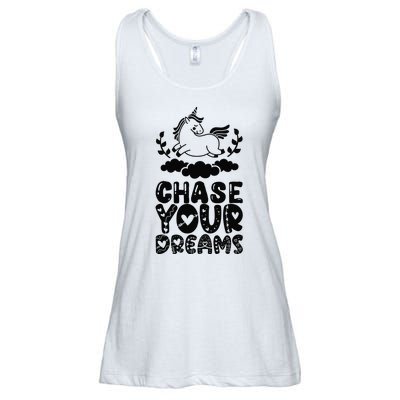 Chase Your Dreams Ladies Essential Flowy Tank