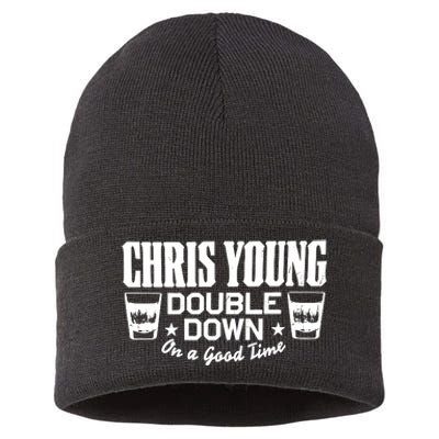 Chris Young Double Down On A Good Time Sustainable Knit Beanie