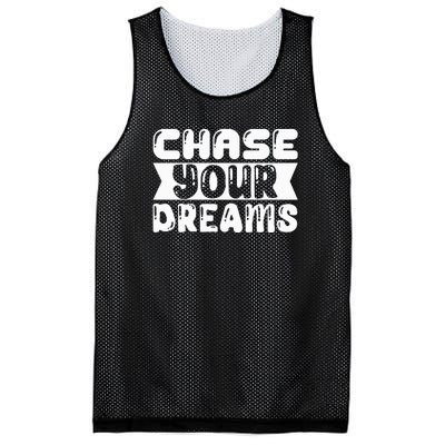 Chase Your Dreams Mesh Reversible Basketball Jersey Tank