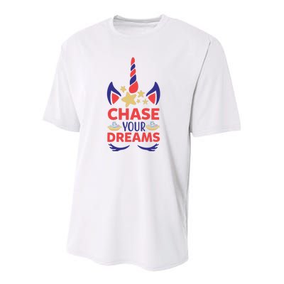 Chase Your Dreams Youth Performance Sprint T-Shirt