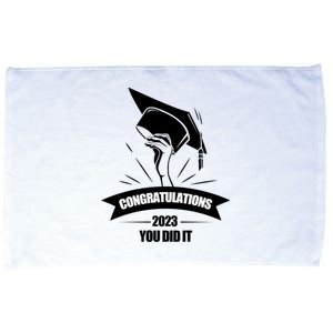 Congratulations You Did It Proud Parents Graduation Family Gift Microfiber Hand Towel