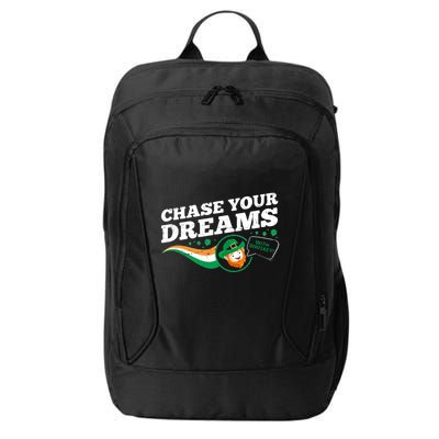 Chase Your Dreams With Whisky Leprechaun City Backpack