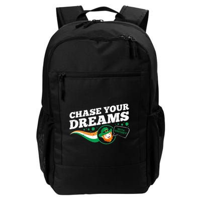 Chase Your Dreams With Whisky Leprechaun Daily Commute Backpack