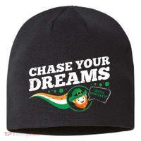Chase Your Dreams With Whisky Leprechaun Sustainable Beanie