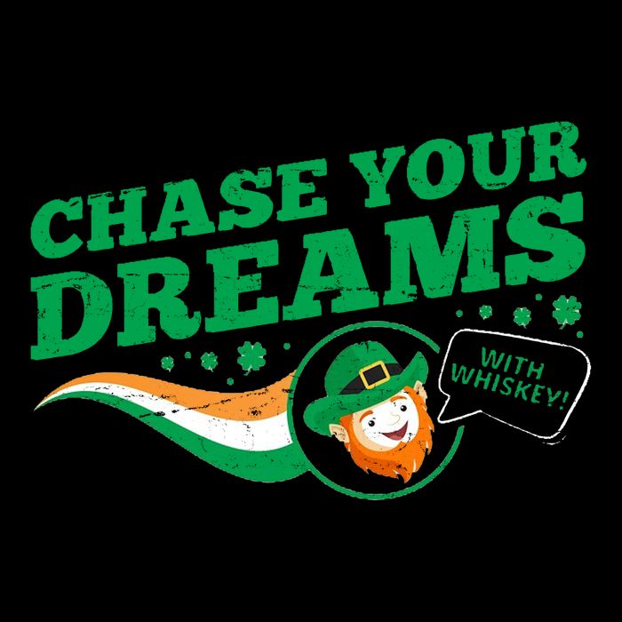 Chase Your Dreams With Whisky Leprechaun 16oz Travel Tumbler