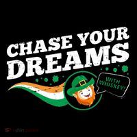 Chase Your Dreams With Whisky Leprechaun Sustainable Knit Beanie