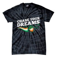 Chase Your Dreams With Whisky Leprechaun Tie-Dye T-Shirt