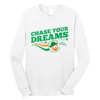 Chase Your Dreams With Whisky Leprechaun Long Sleeve Shirt