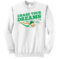 Chase Your Dreams With Whisky Leprechaun Sweatshirt