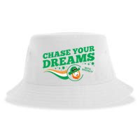 Chase Your Dreams With Whisky Leprechaun Sustainable Bucket Hat