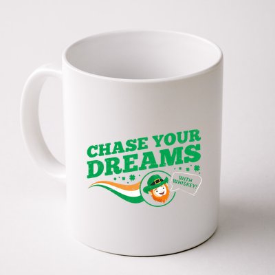 Chase Your Dreams With Whisky Leprechaun Mug
