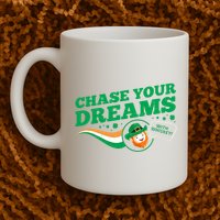 Chase Your Dreams With Whisky Leprechaun Mug
