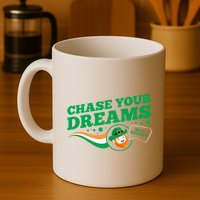 Chase Your Dreams With Whisky Leprechaun Mug