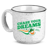 Chase Your Dreams With Whisky Leprechaun 15oz Campfire Ceramic Mug