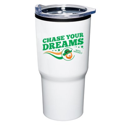 Chase Your Dreams With Whisky Leprechaun Tumbler
