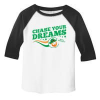 Chase Your Dreams With Whisky Leprechaun Toddler Fine Jersey T-Shirt