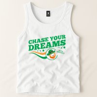 Chase Your Dreams With Whisky Leprechaun Tank Top