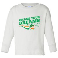 Chase Your Dreams With Whisky Leprechaun Toddler Long Sleeve Shirt