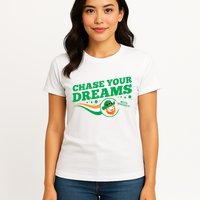 Chase Your Dreams With Whisky Leprechaun Womens T-Shirt