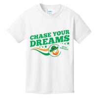 Chase Your Dreams With Whisky Leprechaun Kids T-Shirt