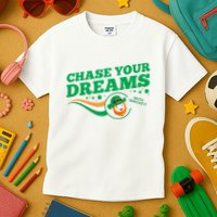 Chase Your Dreams With Whisky Leprechaun Kids T-Shirt