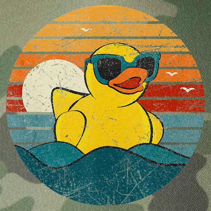 Cute Yellow Duck Bath Toy Rubber Duckling Ducky Duck Lover Legacy Tie Dye Trucker Hat
