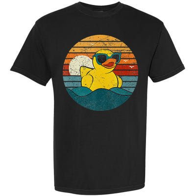 Cute Yellow Duck Bath Toy Rubber Duckling Ducky Duck Lover Garment-Dyed Heavyweight T-Shirt