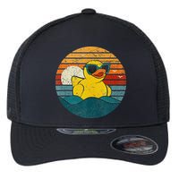 Cute Yellow Duck Bath Toy Rubber Duckling Ducky Duck Lover Flexfit Unipanel Trucker Cap
